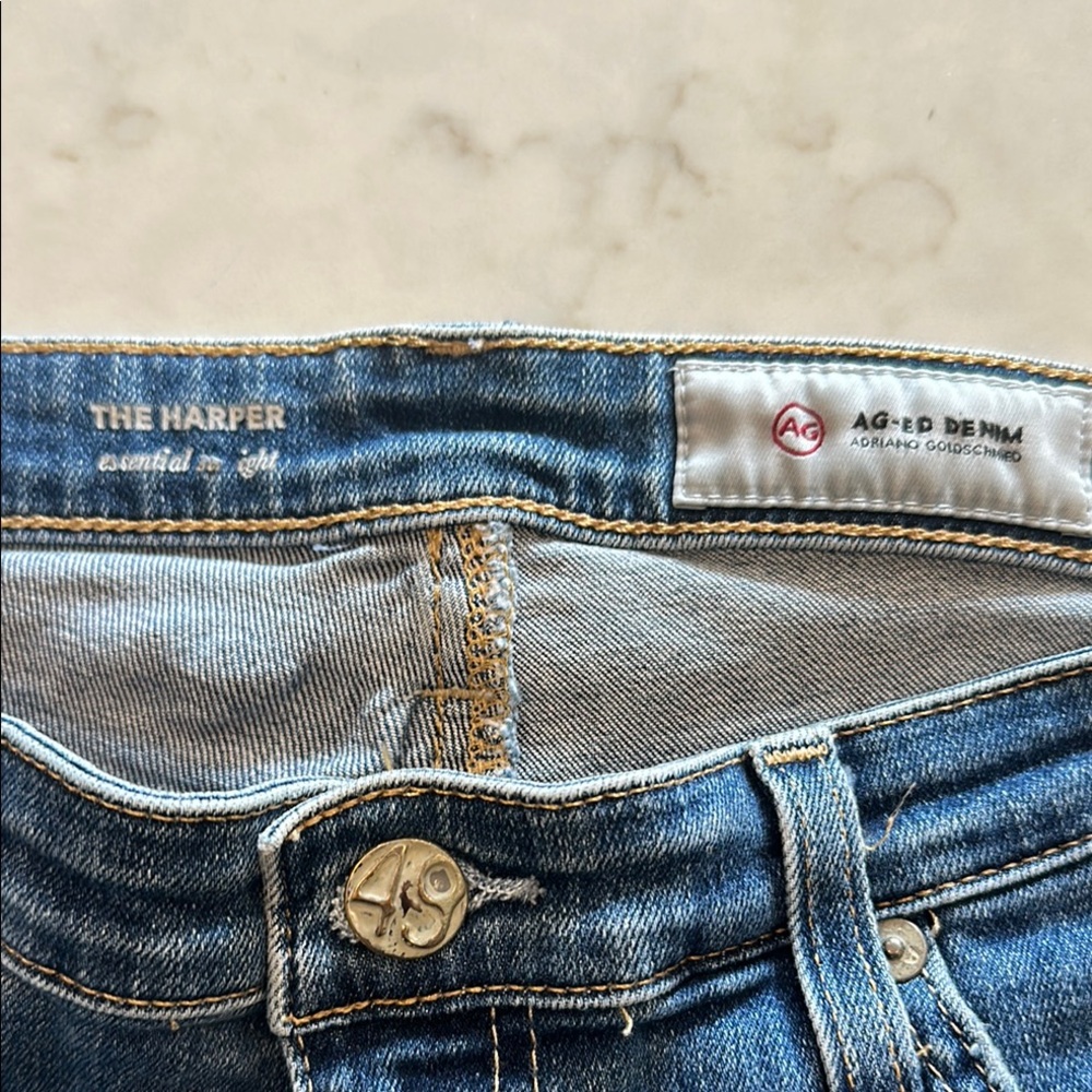 AG Adriano Goldschmied The Harper Blue Denim